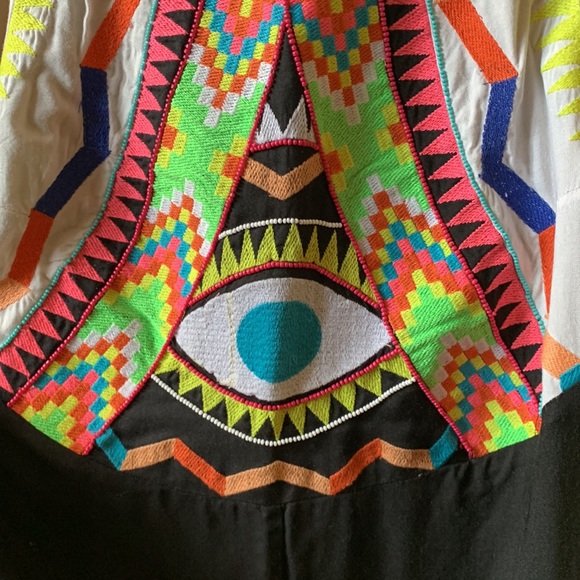 Mara Hoffman Evil Eye Embroidered Maxi Size Small - Picture 5 of 9
